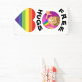 Free Hugs Gay Pride Banner (InSitu)