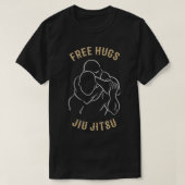 Free Hugs Jiu Jitsu BJJ MIXED MARTIAL ARTS Grappli T-Shirt (Design vorne)