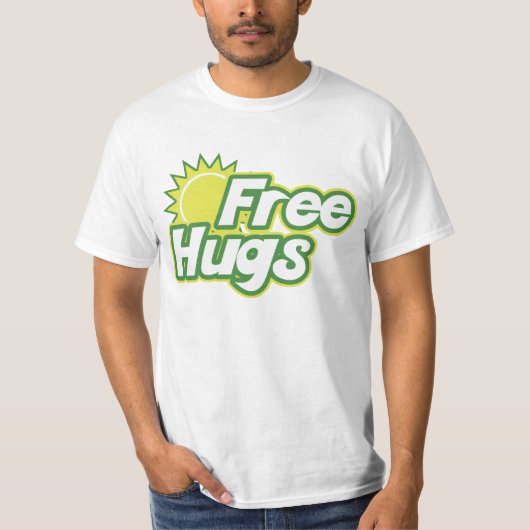 Free Hugs Novelty T-Shirt (Vorderseite)