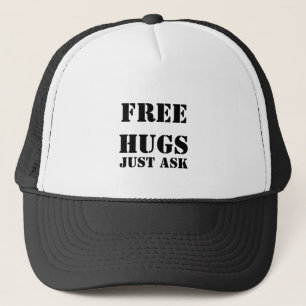 FREE HUGS Nur Gefragt Truckerkappe