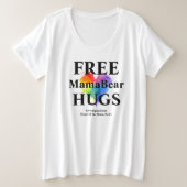 Free Hugs Plus Size T - Shirt (Design vorne)
