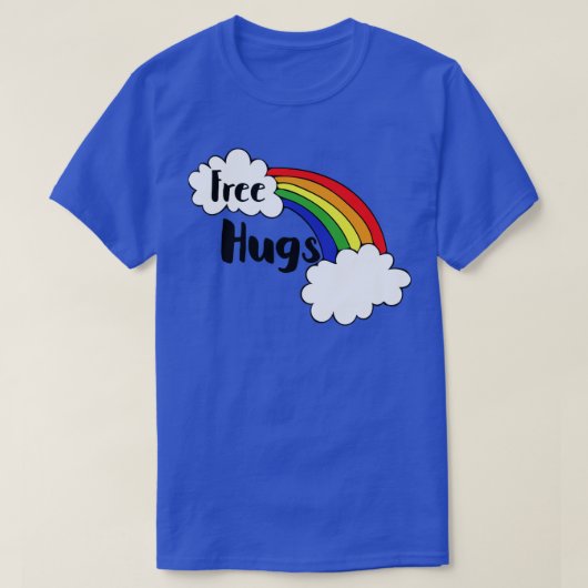 Free Hugs Rainbow T-Shirt (Design vorne)