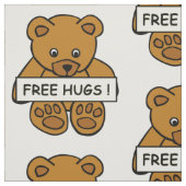 Free Hugs Teddy Custom Color Stoff (Muster)
