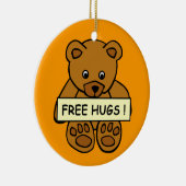 Free Hugs Teddy Ornament (Rechts)