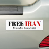 FREE IRAN ERINNERN Mahsa Amini Autoaufkleber (Auf Auto)