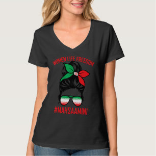 Free Iran Women Life Freedy Bun Iran Fla T-Shirt