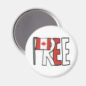 Free Kanada Magnet (Vorderseite/Rückseite)