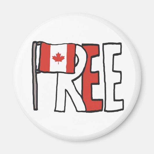 Free Kanada Magnet (Vorne)