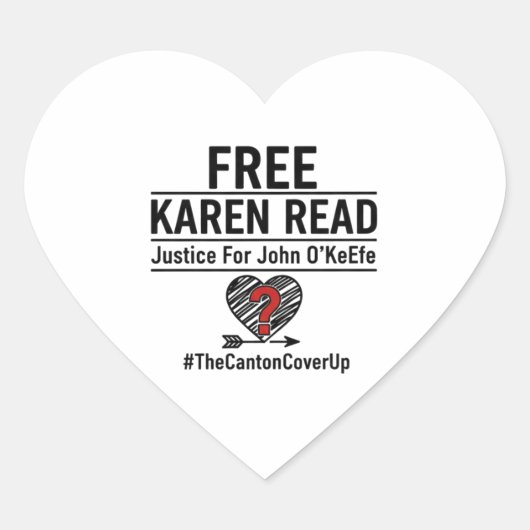 Free Karen Reard Sticker Justice For John O'Keefe  (Vorderseite)