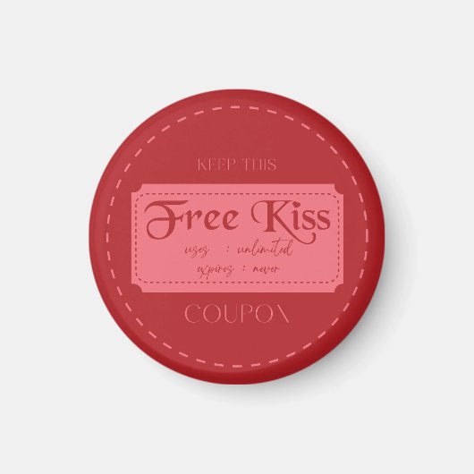 Free kiss magnet (Vorne)