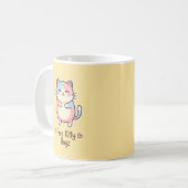 Free Kitty Hugz Cute Kawaii Cat Mug Kaffeetasse (Vorderseite Links)