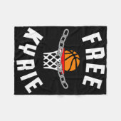 Free Kyrie Free Speech Anti Censorship Fun Bysketb Fleecedecke (Vorderseite (Horizontal))