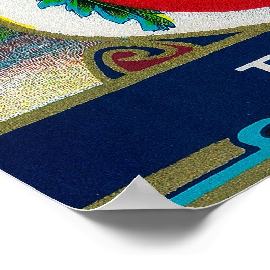 Free Lance Tomato LabelChicago, IL Poster (Ecke)