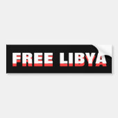 FREE LIBYA AUTOAUFKLEBER (Vorne)