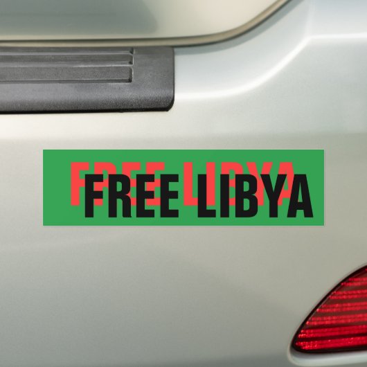 FREE LIBYA AUTOAUFKLEBER (Auf Auto)