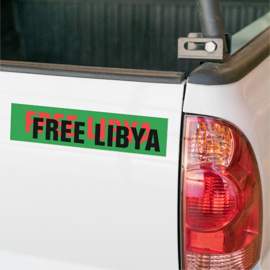 FREE LIBYA AUTOAUFKLEBER (Auf Lkw)