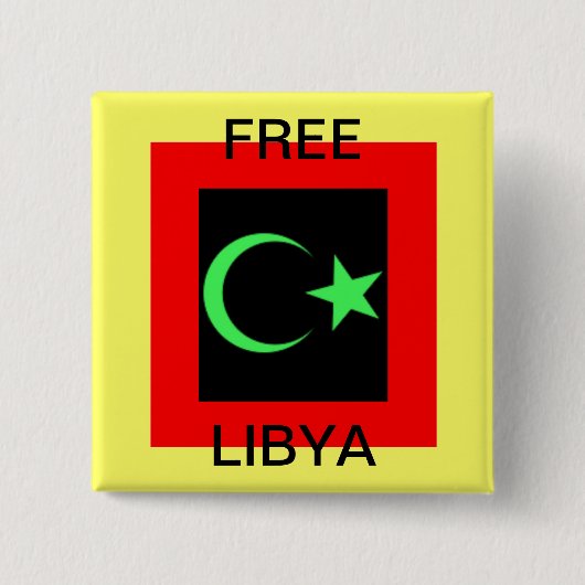 FREE LIBYA BUTTON (Vorderseite)