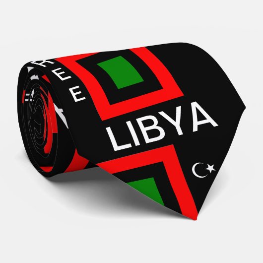 FREE LIBYA KRAWATTE (Gerollt)