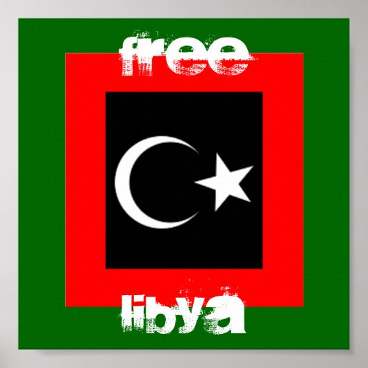 FREE LIBYA POSTER (Vorne)