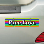 Free Love Autoaufkleber (Auf Auto)