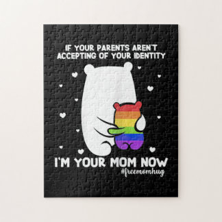 Free Mama Hugs Mama Bear In Your Mama Now LGBT Pri Puzzle