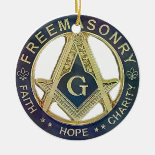 FREE MASONRY KERAMIK ORNAMENT