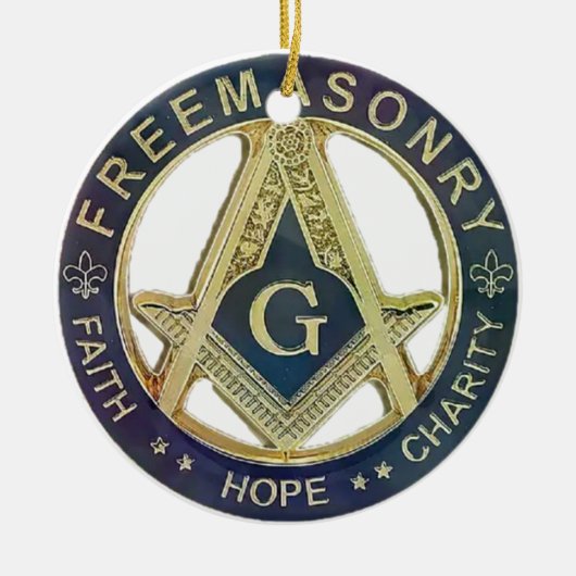 FREE MASONRY KERAMIK ORNAMENT (Vorne)