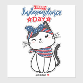 Free Merica Happy 4. Juli Aufkleber