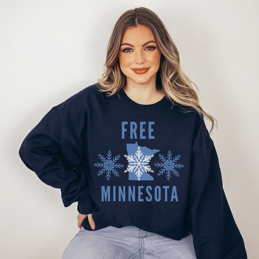 Free Minnesota Anti ICE Protest  Sweatshirt