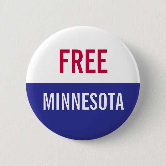 Free Minnesota Protest Button (Vorderseite)