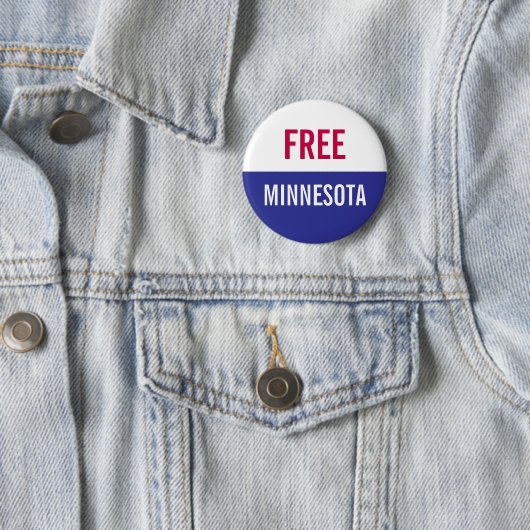 Free Minnesota Protest Button (Beispiel)