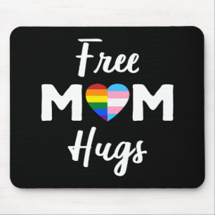 Free Mom Hugs II - Regenbogen Gay Trans Pride Mousepad