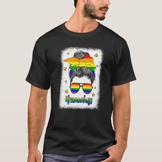 Free Mom Hugs Lgbt Pride T-Shirt (Vorderseite)