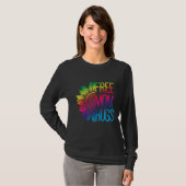 Free Mom Hugs - LGBT Rainbow. Sunflower T-Shirt (Vorne ganz)