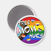 Free Mom Hugs, show your support for LGBTQIA youth Magnet (Vorderseite/Rückseite)