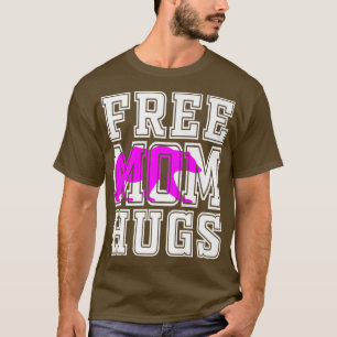 Free Mommy Mama Hugs Pink Bear Premium T-Shirt