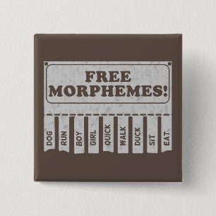 Free Morphemes Button