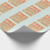 Free Morphemes Funny Grammar English Language Geschenkpapier (Ecke)