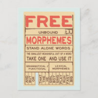 Free Morphemes Funny Grammar English Language