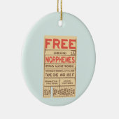 Free Morphemes Funny Grammar English Phonics Keramik Ornament (Rechts)