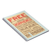 Free Morphemes Funny Grammar English Phonics Notizblock (Rechte Seite)