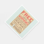 Free Morphemes Funny Grammar English Phonics Serviette (Ecke)