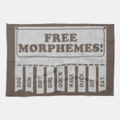 Free Morphemes Geschirrtuch (Horizontal)