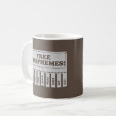 Free Morphemes Kaffeetasse (Vorderseite Links)