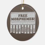 Free Morphemes Keramik Ornament (Links)