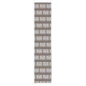 Free Morphemes Kurzer Tischläufer (Vorderseite)