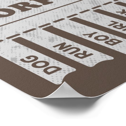 Free Morphemes Poster (Ecke)