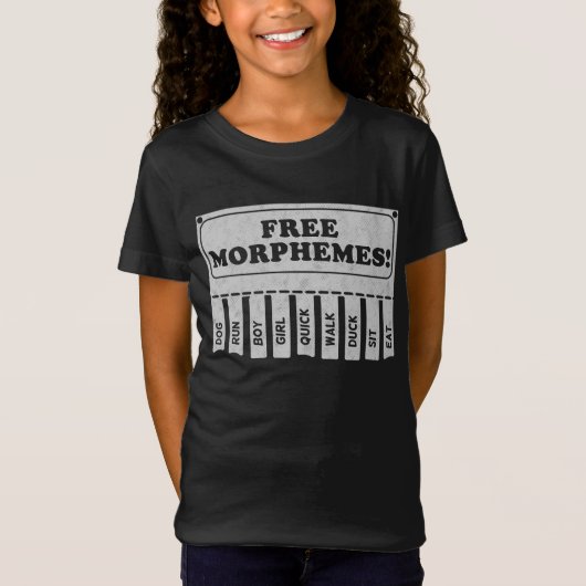 Free Morphemes T-Shirt (Vorderseite)