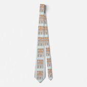 Free Morphemes witzige strukturierte Alphabetisier Krawatte (Vorderseite)