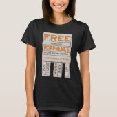 Free Morphemes witzige strukturierte Alphabetisier T-Shirt (Vorderseite)